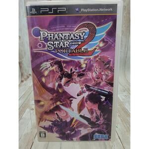Phantasy Star 2 Portable PlayStation PSP Japan Import Tested US Seller